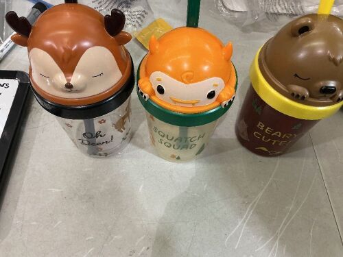 3 Forest Ranger Character Cups - Lot 137