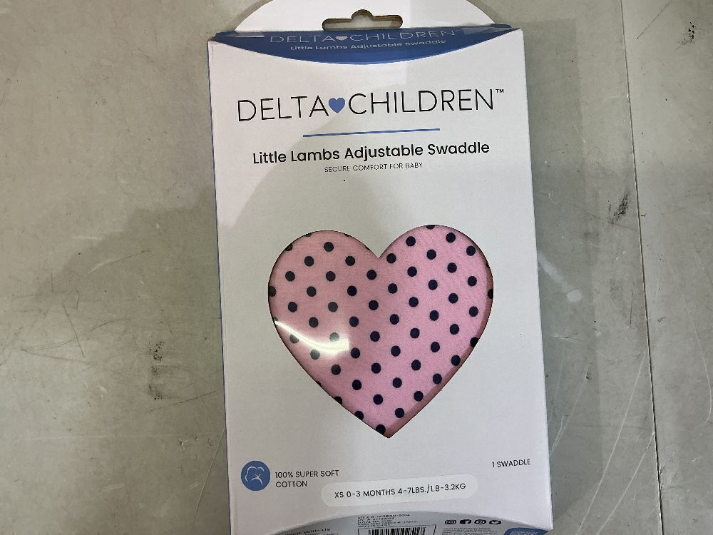 Delta Children Little Lambs Adjustable Swaddle Xs 0-3 months - Image 1 - Lot 139