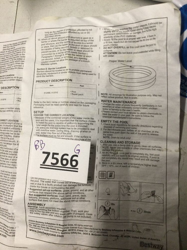 Bestway Flowclear AquaSuction Pool and Leaf Vacuum - Image 3 - Lot 14