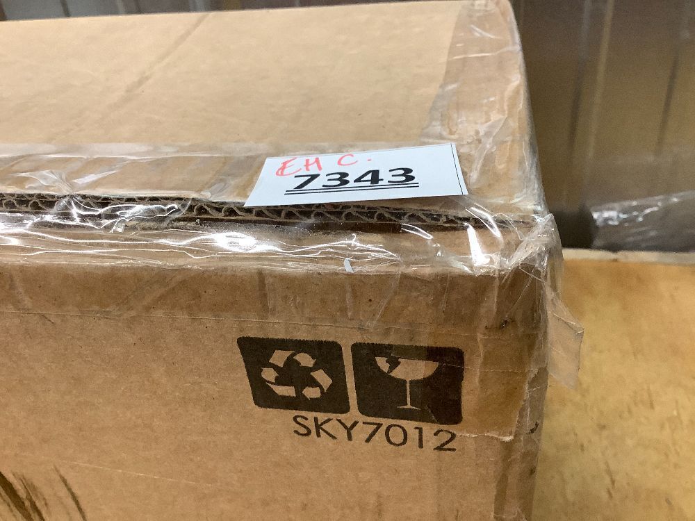 Pre-Lit Artificial Pink Christmas Tree w/ Incandescent Lights, Metal Stand - Image 3 - Lot 27