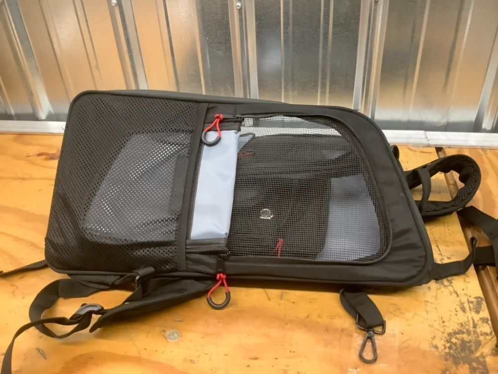 KEMIMOTO Motorcycle Dog Cat Carrier Bags Upgraded for Less Than 20 lbs Pets Carriers Portable Capacity Folding Backpack for Street Glide Road King with Passenger Seat Touring Trike Models Can AMS - Image 2 - Lot 29