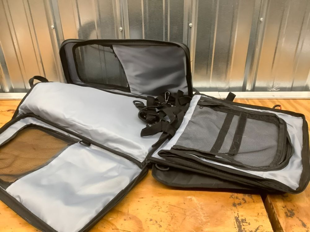 KEMIMOTO Motorcycle Dog Cat Carrier Bags Upgraded for Less Than 20 lbs Pets Carriers Portable Capacity Folding Backpack for Street Glide Road King with Passenger Seat Touring Trike Models Can AMS - Image 3 - Lot 29