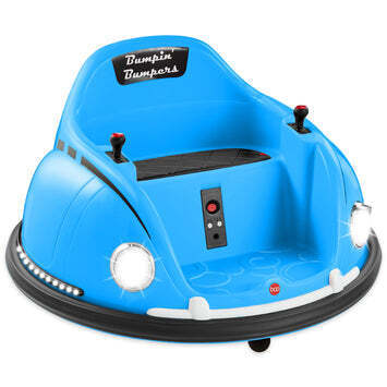 6V Kids Ride On Bumper Car Toy w/ Remote, Harness, Lights, 360 Degree Spin - Lot 4629
