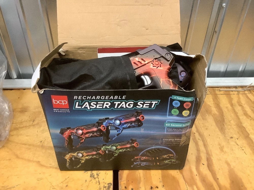 Set of 4 Rechargeable Laser Tag Blasters w/ Docking Station, No Vests Needed - Image 2 - Lot 7621
