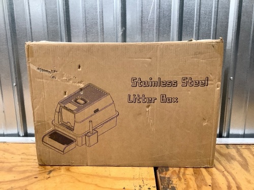 Stainless Steel Litter Box - Lot 7600