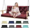 Porch Swing Cushion - RED - Thumbnail 1