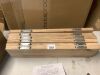 PHPH Wood Floating Shelves for Wall, Wooden Wall Shelves for Bedroom, Set of 6 Light Brown 24 Inch - Thumbnail 2