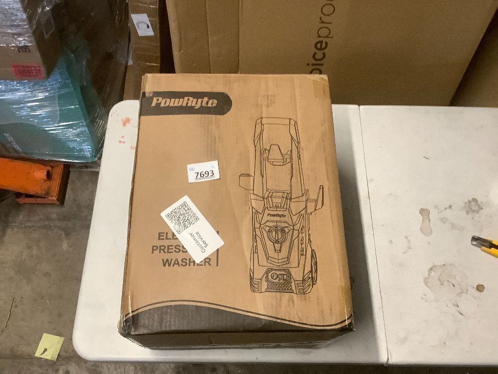 PowRyte Model P2G85LB4 High Performance Electric Pressure Washer With Hose - Image 3 - Lot 7693