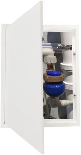 Fengze Heavy-Duty Metal Spring Loaded Access Panel -18 x 24 Inch Strong Steel Sheet with Touch Latch No Key Needed - Lot 7667