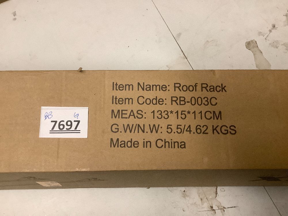 Tanx 52" Universal Roof Rack Cross Bars, Aluminum Rooftop Crossbars with Locks, RB003C - Image 3 - Lot 7697