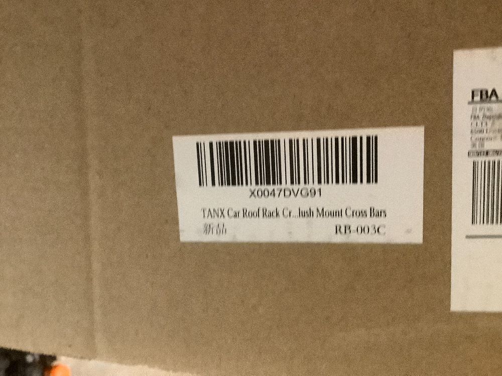 Tanx 52" Universal Roof Rack Cross Bars, Aluminum Rooftop Crossbars with Locks, RB003C - Image 5 - Lot 7697