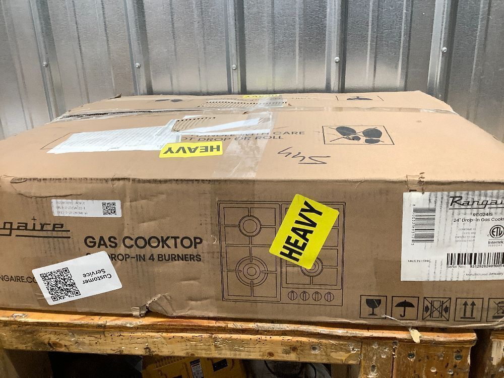 RCG241S 24" Gas Cooktop - Stainless Steel, Sealed Burners, Cast Iron Grates, Die Cast Metal Burner Controls - Image 4 - Lot 7606