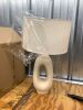 Brightech Artemis LED Table Lamp - Unique Modern Ceramic Lamp for Bedside, Nightstand, Desk - Cozy Night Light with Warm White Light for Living Room, Bedroom - Thumbnail 2