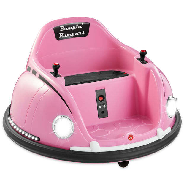 6V Kids Ride On Bumper Car Toy w/ Remote, Harness, Lights, 360 Degree Spin - Image 1 - Lot 7611