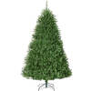 7.5ft Hinged Douglas Full Fir Artificial Christmas Tree w/ Metal Stand - Thumbnail 1