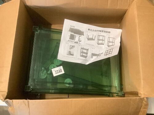 Green Aryclic Small Cart - Lot 7720