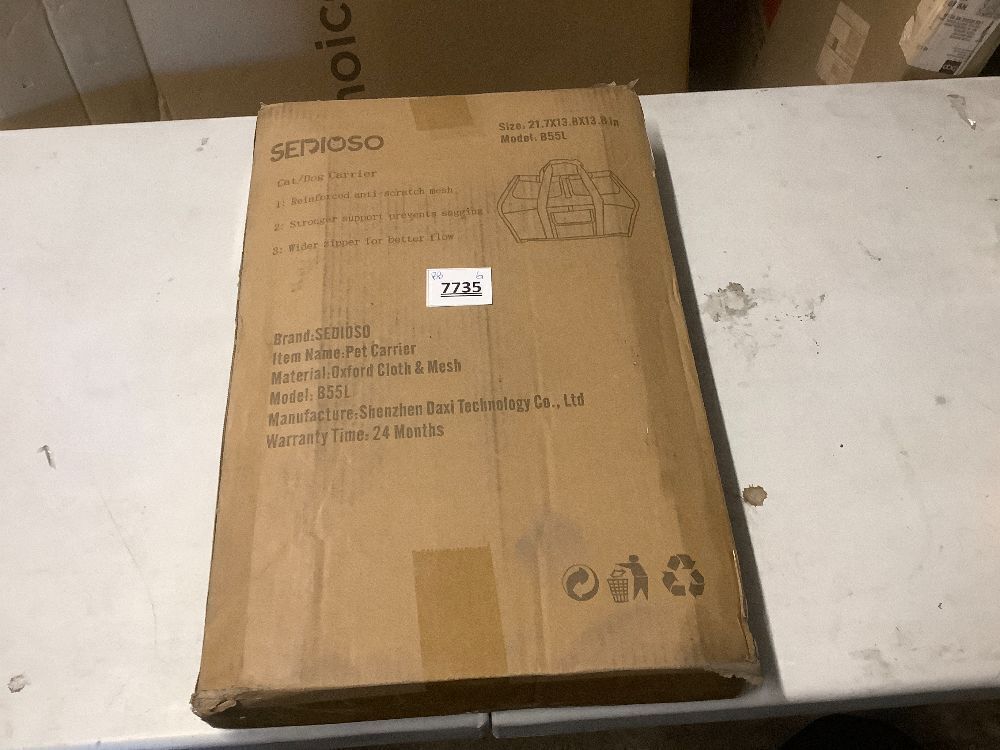 Large Cat Carrier for 2 Cats, 21.7X 13.8X 13.8in Pet Carrier for Cat and Dog Up to 38lbs, All-Sided Mesh Cat Carriers with Great Ventilation, Portable Soft Sided Pet Carriers for Traveling - Image 3 - Lot 7735