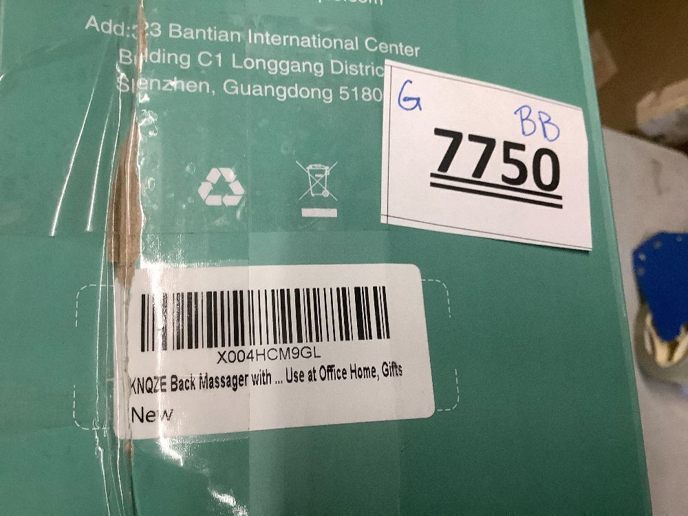 KNQZE Lumbar Support Pillow for Office Chair, Heated Back Support Pillow with Vibration, Back Massage for Pain Relief, 3 Heating Levels & 4 Motors & 3 Intensities, at Home Office Car Sofa - Black - Image 4 - Lot 7750