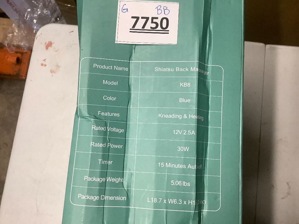 KNQZE Lumbar Support Pillow for Office Chair, Heated Back Support Pillow with Vibration, Back Massage for Pain Relief, 3 Heating Levels & 4 Motors & 3 Intensities, at Home Office Car Sofa - Black - Image 5 - Lot 7750