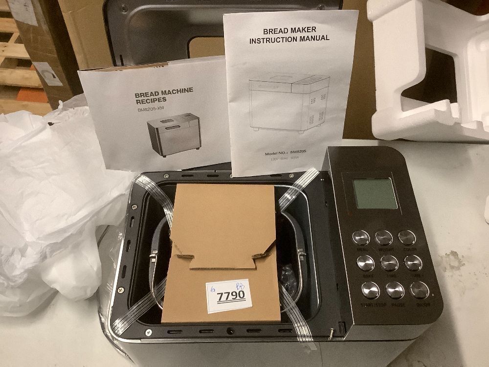 2LB Bread Maker Machine, OSIPOTO 17 in 1 Automatic Stainless Steel Bread Machine, Non-stick, Beginner-Friendly Controls, 15 Hour Timer, Easy to Clean Low Noise, High Success Rate for Homemade Bread - Image 2 - Lot 7790