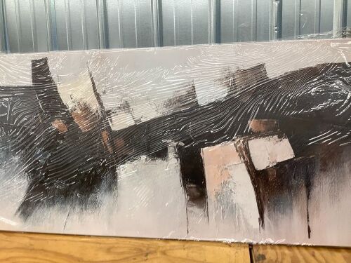 Large Abstract Oil Painting - Lot 5