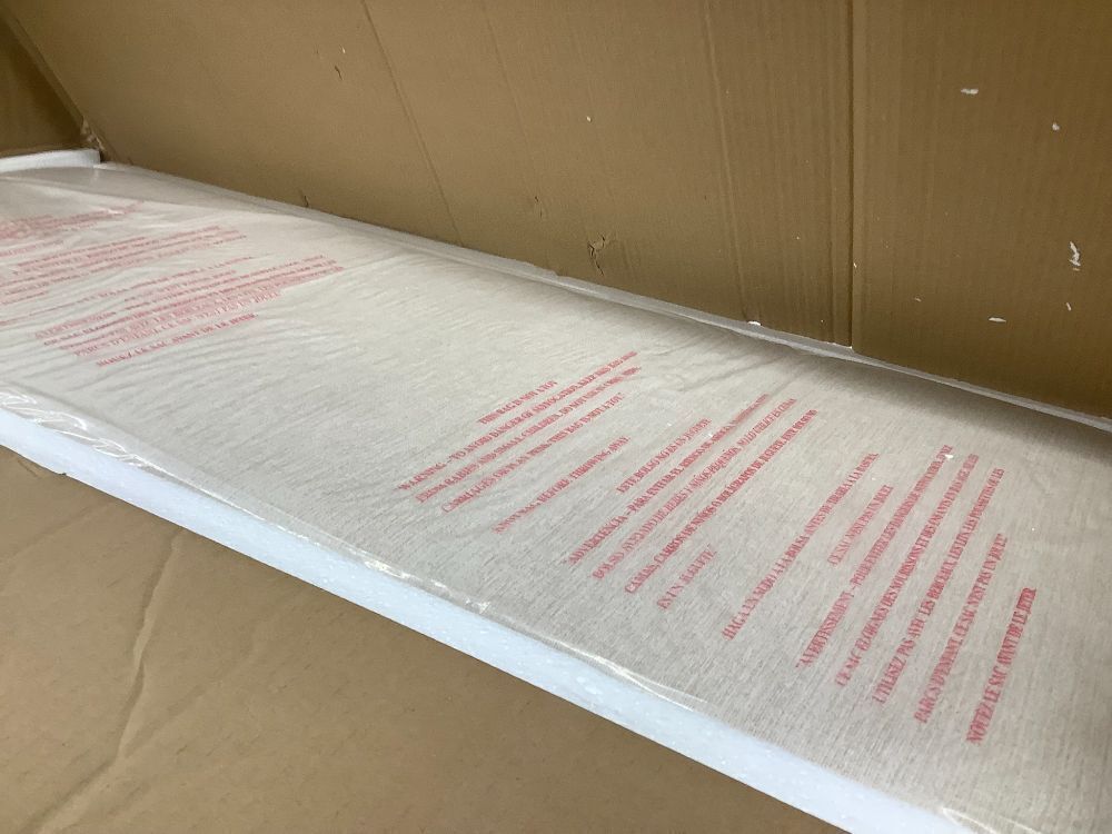Upholstered Entryway Bench, Bedroom Bench for End of Bed, Dining Bench with Padded Seat for Kitchen, Living Room, Fabric Rubber Wood Indoor Bench (Beige) - Image 2 - Lot 7709