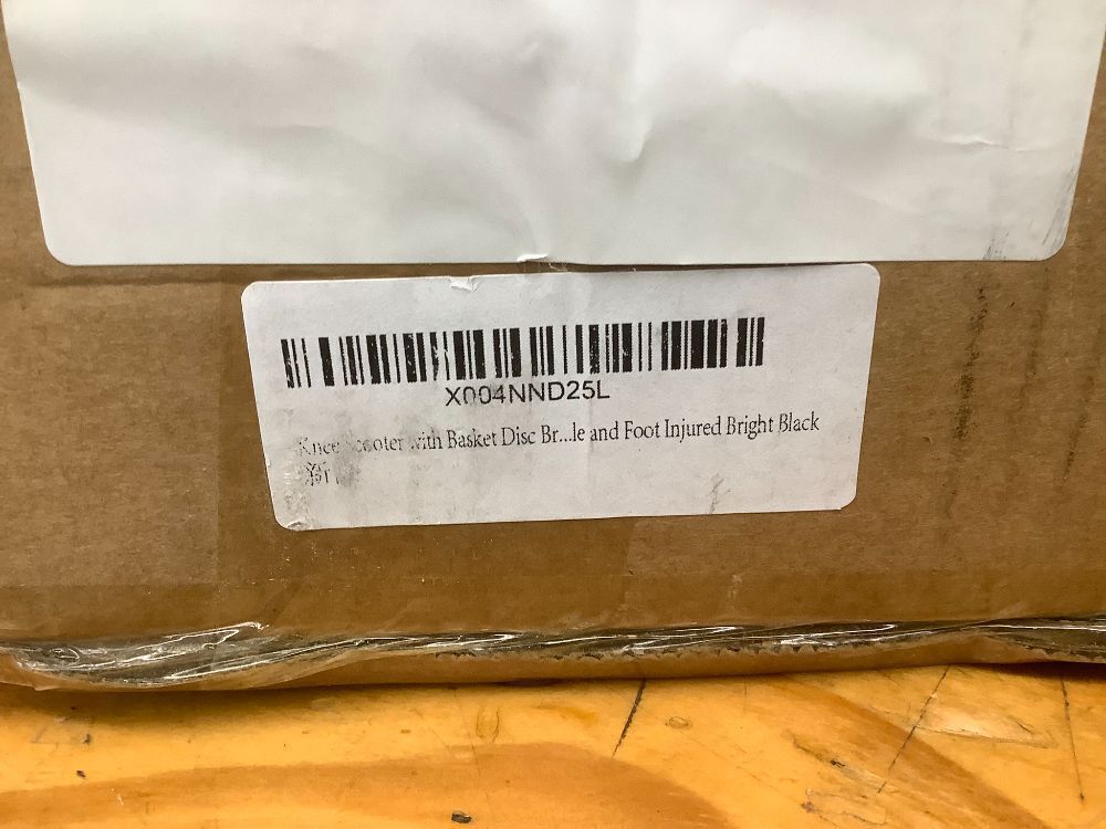 VitaSophy Knee Scooter with Disc Brake System, Steerable Knee Walker for Adults for Foot Surgery, Broken Ankle, Foldable Rover Scooter for Broken Foot Injured Leg Crutch (Black) - Image 3 - Lot 7717