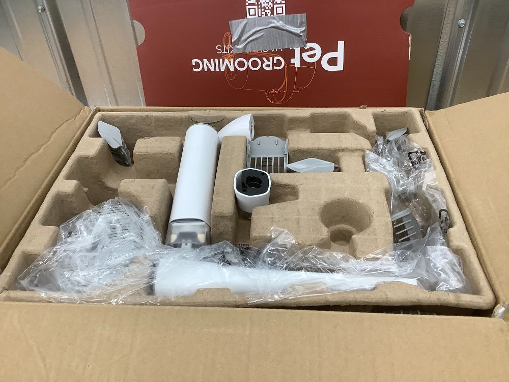 Dog Grooming Vacuum, Dog Grooming Kit with Pet Clipper Nail Grinder, 3 Suction Modes Dog Brush Vacuum with 6 Pet Grooming Tools (Brown) - Image 3 - Lot 7719