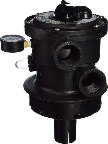 Hayward SP0714T VariFlo Top-Mount Multiport Valve, Black - Lot 7751