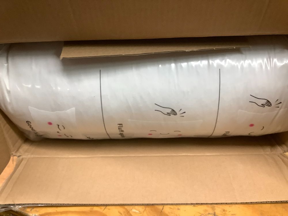 Alanzimo Goose Feathers Down Pillows King Size Set of 2, Luxury Soft Feather Down Pillow for Sleeping, 600TC 100% Cotton Cover Hotel Collection Bed Pillows for Back, Stomach or Side Sleepers 20x36 - Image 2 - Lot 7756