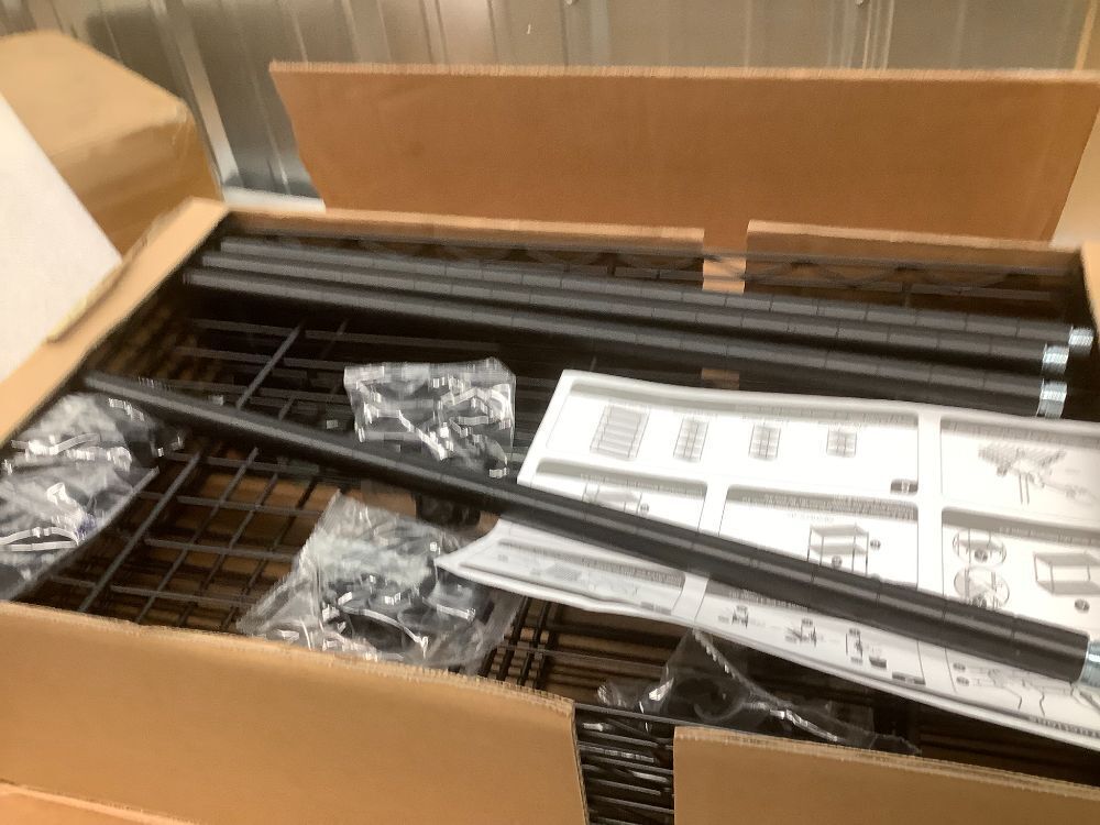 1250 lbs Steel Heavy Duty 5-Tier Utility Shelving Unit Steel Organizer Wire Rack for Home,Kitchen,Office,Chrome (13.7" D x 23.6" W x 62.4" H) - Image 2 - Lot 7782