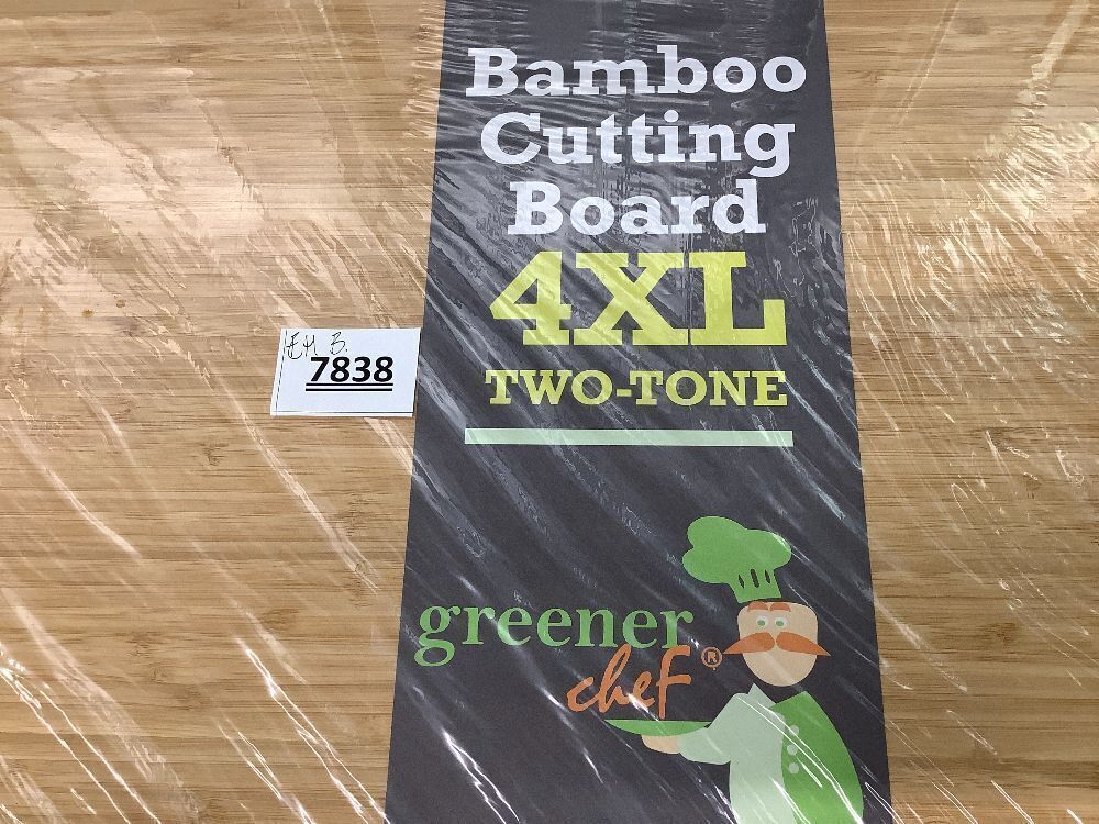 Greener Chef Bamboo Cutting Board - Two-Tone - Image 2 - Lot 7838