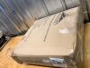 EAGLE PEAK Tufted Outdoor/Indoor Seat/Back Chair Cushions, Set of 2, 42'' x 21'', Blue Stripe - Thumbnail 4