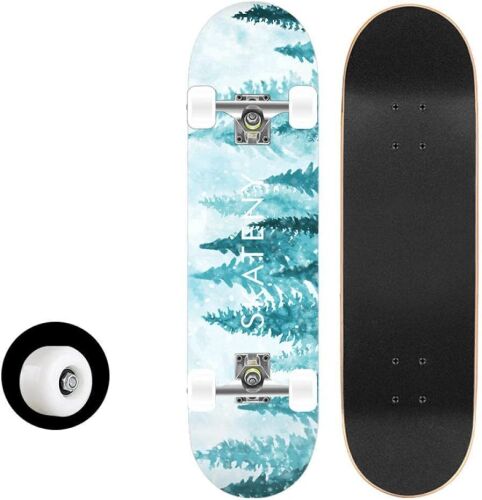 Skateboard Turquoise Forest Skateboard - Lot 7854