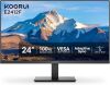 KOORUI 24-inch Computer Monitor Full HD 1920 x 1080p 100Hz VA Display 3000:1 Contrast Ratio with HDMI VGA, Three-Sided Slim Bezels, 100 x 100 mm VESA Mountable, Ergonomic Tilt, Black - Thumbnail 1