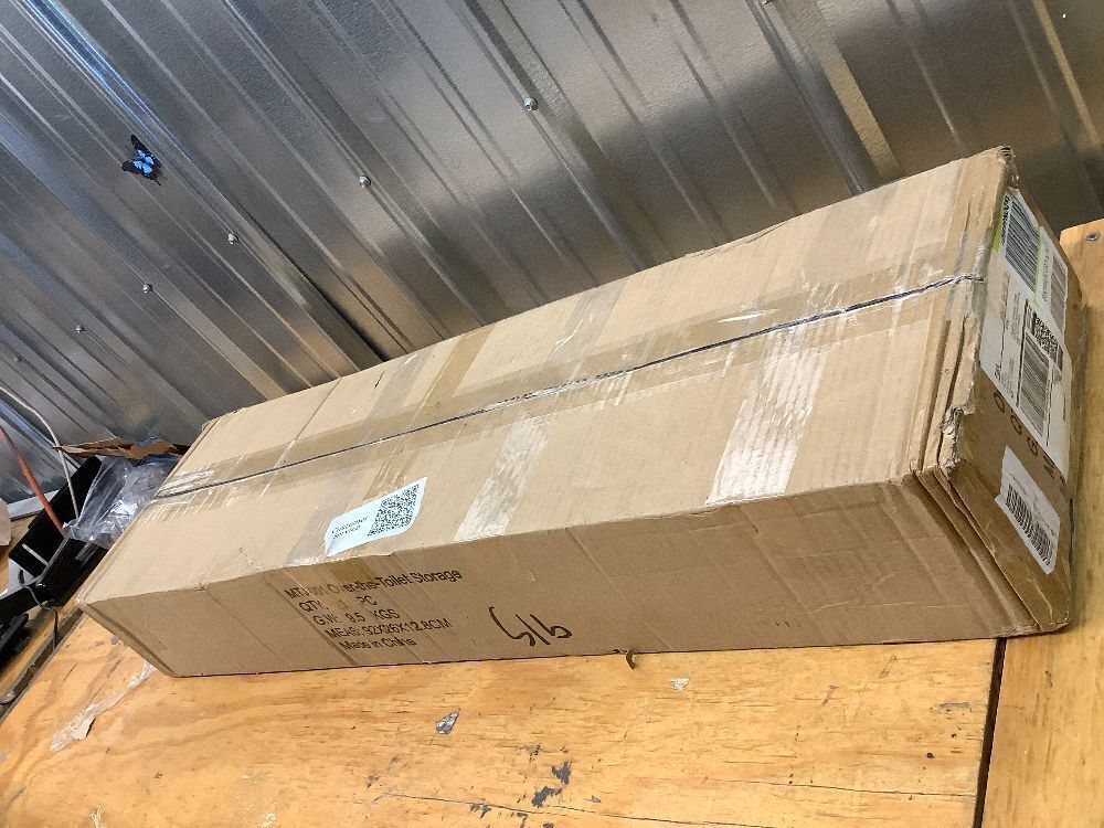 Over The Toilet Storage Cabinet,4 Tier Bathroom Organizer and Storage With Adjustable Shelf Waterproof Feet Pad and Basket Multifunctional Space Saver Freestanding Bathroom Shelves With Dividers White - Image 4 - Lot 7881