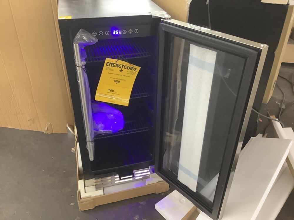 Single Zone 130-Cans Freestanding/Undercounter Beverage and Wine Cooler, UV-Protected Insulation - Image 4 - Lot 8JF