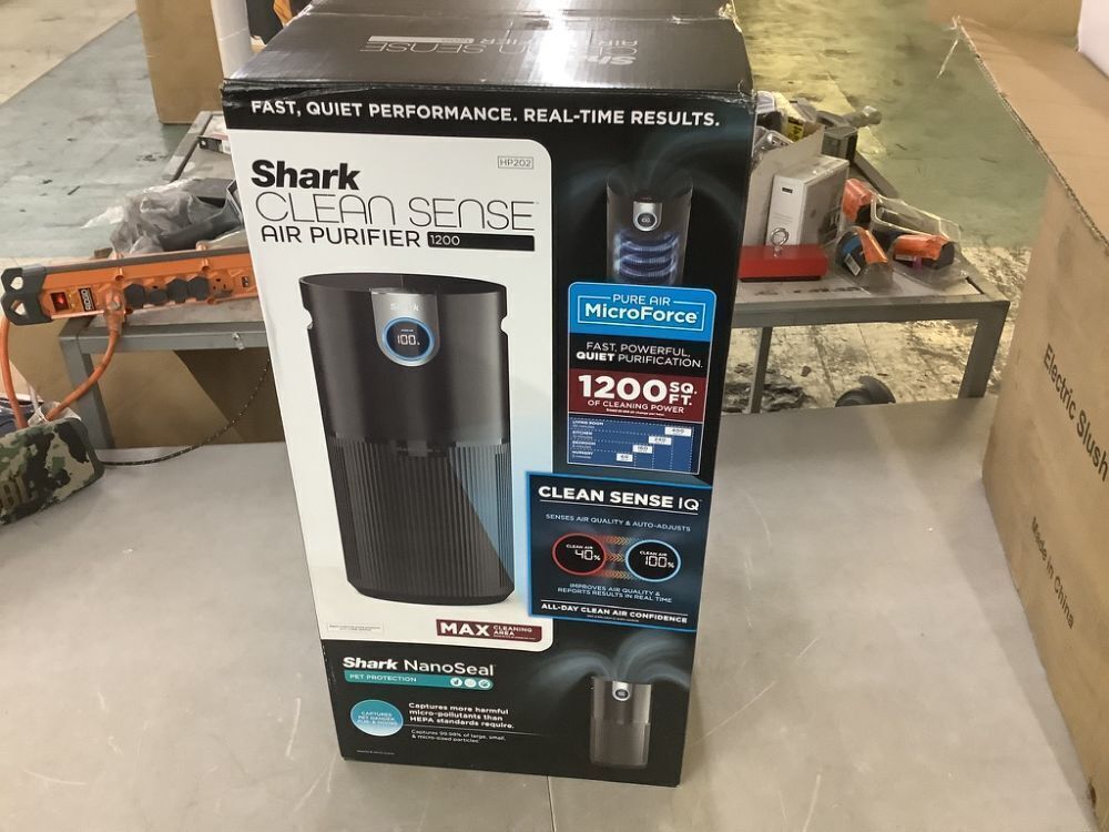 Shark True Console 1000 sq. ft. HEPA Filter Air Purifier and Cleaner with True NanoSeal, Cleansense IQ and Odor Lock - Image 2 - Lot 69JF