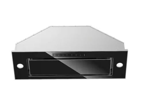 VIKIO 36 in. 900 CFM Ducted Insert Range Hood in Stainless Steel and Black Glass with LED Lights - Lot 99JF