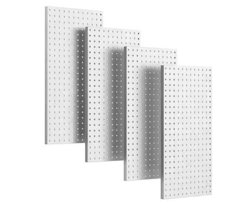 Metal Pegboard Wall Panels for Garage Tool Storage, 4 Pack - Lot 121JF