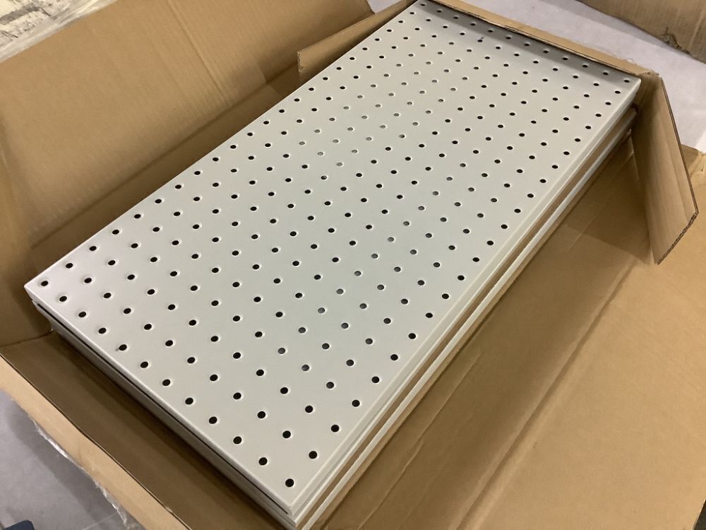 Metal Pegboard Wall Panels for Garage Tool Storage, 4 Pack - Image 2 - Lot 121JF