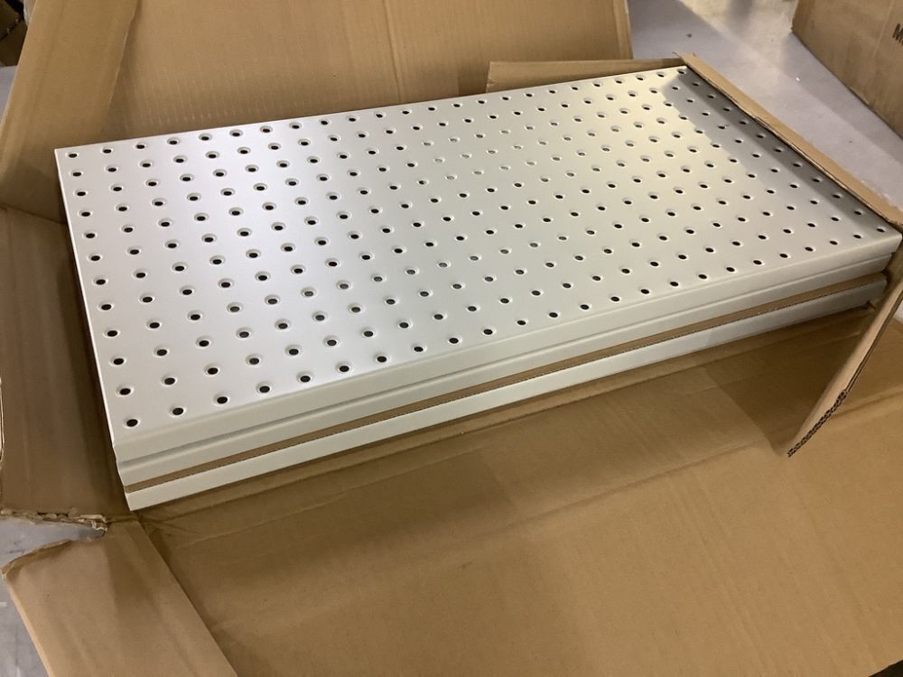 Metal Pegboard Wall Panels for Garage Tool Storage, 4 Pack - Image 3 - Lot 121JF
