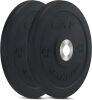 CAP Barbell Rubber Olympic Bumper Plates, 25lb, Set of 2 - Thumbnail 1