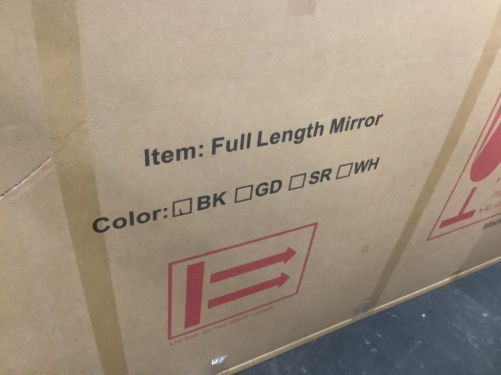 Antok Full Length Mirror, 81"x41" - Stand Needs Reattached - Image 7 - Lot 142JF