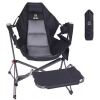 Hammock Camping Chair Rocker w/ Removable Footrest - Thumbnail 1