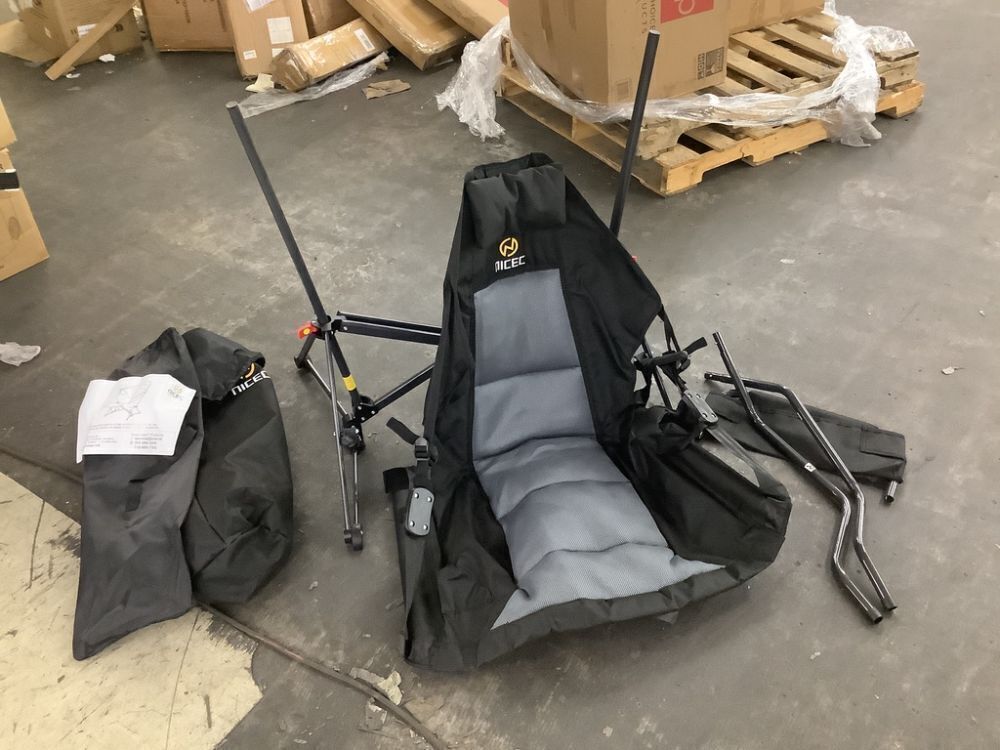 Hammock Camping Chair Rocker w/ Removable Footrest - Image 2 - Lot 144JF