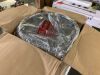 Round Wicker Ottoman, Multipurpose Furniture w/ Removable Cushion - Thumbnail 2