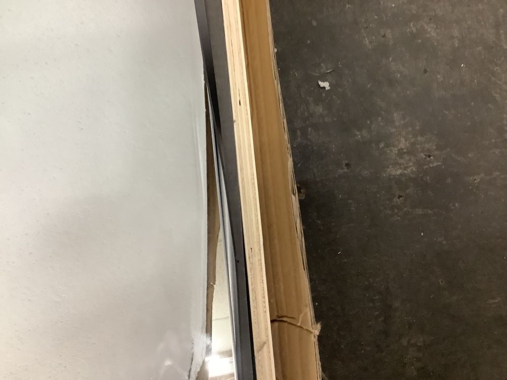 90"x46" Oversized Full Length Mirror with Stand - Bent Frame - Image 5 - Lot 160JF