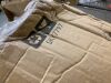 Queen Folding Portable Taupe Mattress Topper w/ Plush Foam - 4in - Thumbnail 3