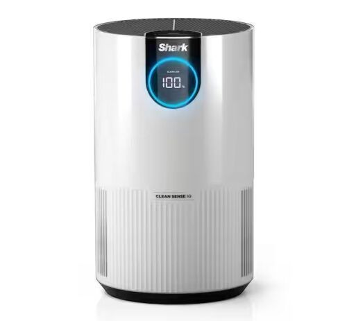 Shark True Console 500 sq. ft. HEPA Filter Air Purifier and Cleaner with Nanoseal, Cleansense IQ and Odor Lock - Lot 349JF